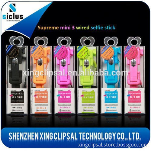 mobile phone rk mini3 wholesale selfie stick